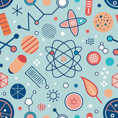 Medical and Healthcare Icon Set &ndash; Vector Illustrations with Lab Equipment, Heart Monitors, and Medicine