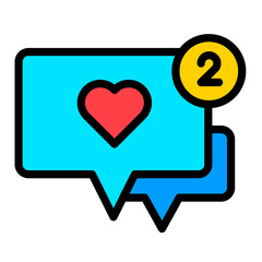 like icon, love, Hearth, Social media icon