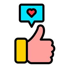 like icon, love, Hearth, Social media icon