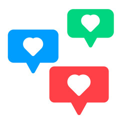 like icon, love, Hearth, Social media icon