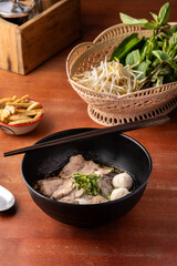 Authentic Thai Noodle Soup with Fresh Ingredients
