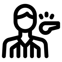 Basketball Referee Icon