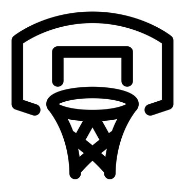 recommend clip art: Basketball Backboard Icon
