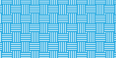 Vector blue Modern overlap stylish texture. Repeating geometric tiles. Abstract seamless blue pattern with square fabric curl overlapping fabric simple geometric overlapping texture.