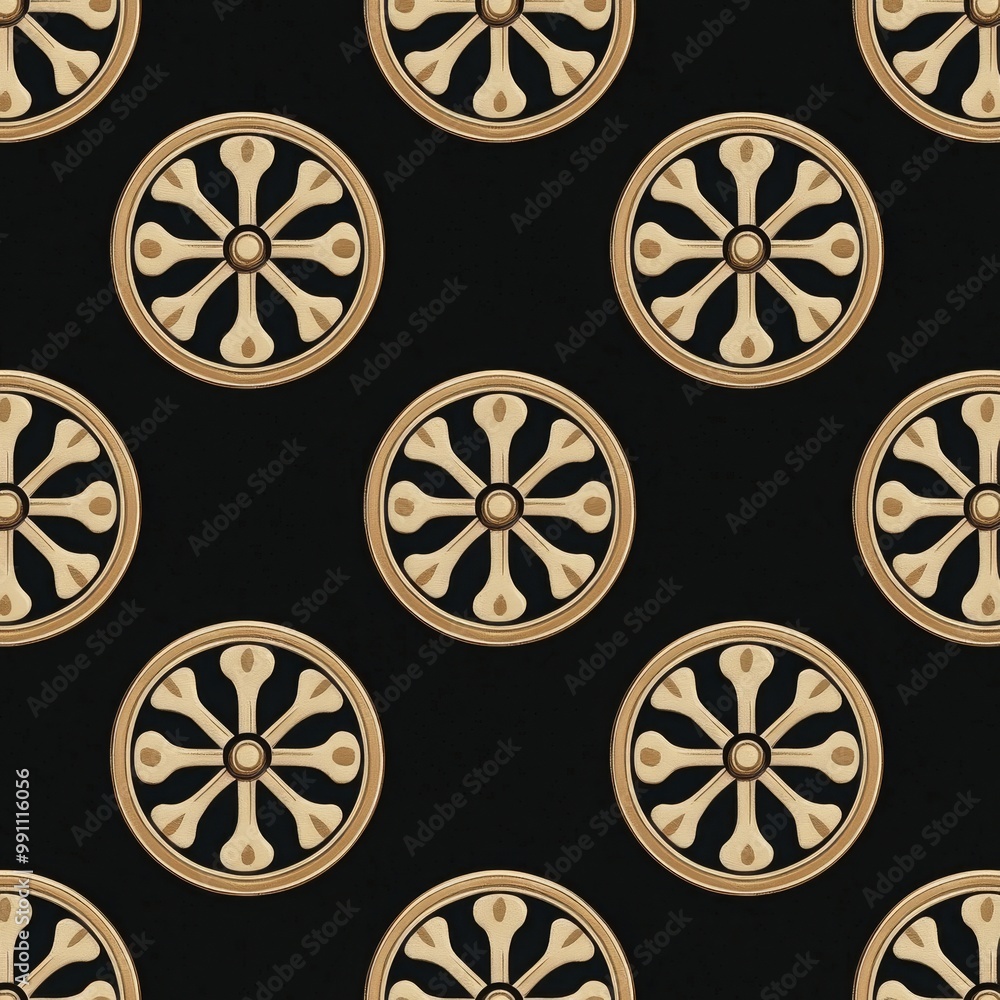 Poster design for kwanzaa seamless pattern - colorful repeating design