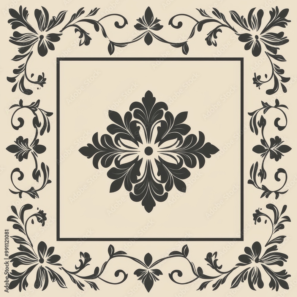 Poster this set of hand drawn swirls and curls is an elegant design element. isolated on a neutral backgrou