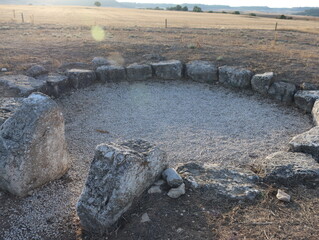 megalithic remains primitive dolmen stones culture ancient history