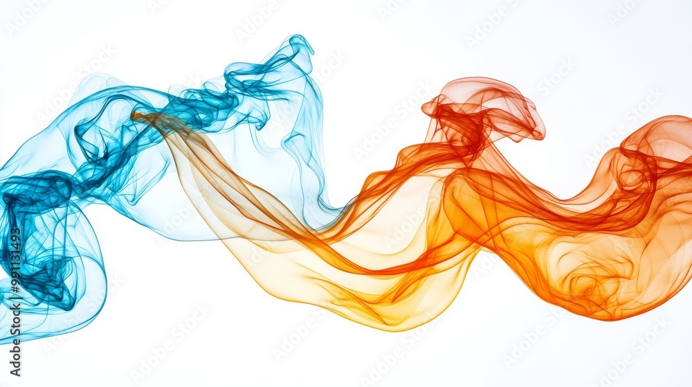 Aufkleber a color design background, gradient colorful abstract background for a mobile screen concept, mobile