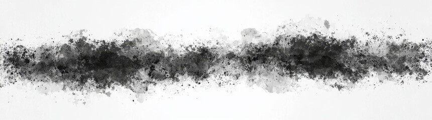 Obraz premium With a silver background, an abstract watercolor texture border with black, white, and gray design patterns and a shining spotlight in the center