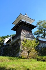 Naklejka premium 岩村城跡 太鼓櫓