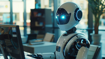 A bank introducing AI chatbots for customer support, helping clients with account queries, loan applications, and financial insights.