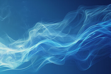 Abstract background of dark blue wavy lines in the form of a high-speed synchronization network.