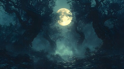 "Dark Magic in the Haunted Woods"
