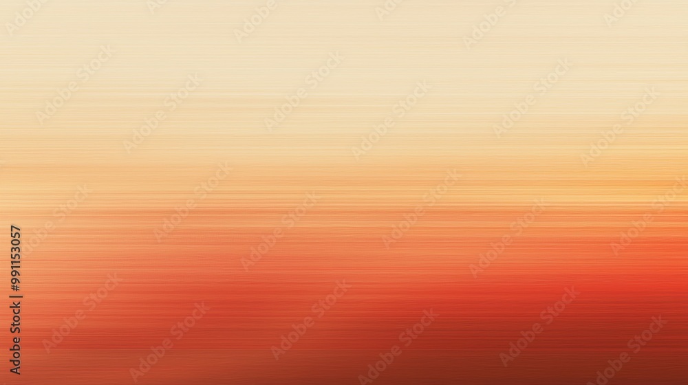 Poster horizontal lines fading out are creating a smooth color gradient from bright yellow to dark red, per