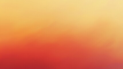 Obraz premium Warm colors blend from yellow to red in a blurred backdrop, perfect for modern designs like business cards and web banners. Smooth texture adds style and color to any project