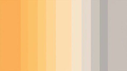 Obraz premium Vertical stripes background gradient changing from warm to cool colors, featuring orange, yellow, beige and gray. This simple yet elegant design is perfect for any project