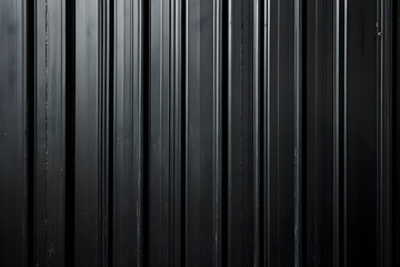 The black corrugated metal background and texture surface, galvanize steel, and black metal sheet wall or fence seamless background are available.