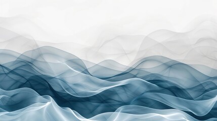 Obraz premium Abstract Blue Waves