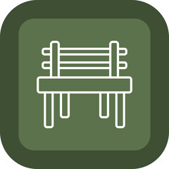 Bench Vector Icon Design