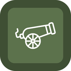 Cannon Vector Icon Design