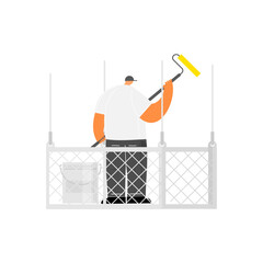 Painting  occupational cartoon  