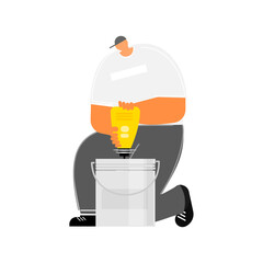 Painting  occupational cartoon  