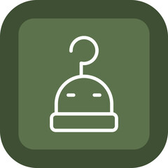 Fototapeta premium Hook Vector Icon Design
