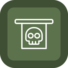 Jolly Roger Vector Icon Design