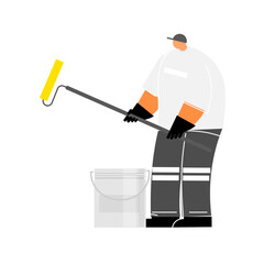 Painting  occupational cartoon  