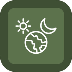 Day And Night Vector Icon Design