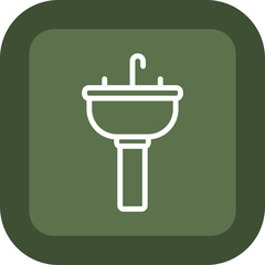 Sink Vector Icon Design