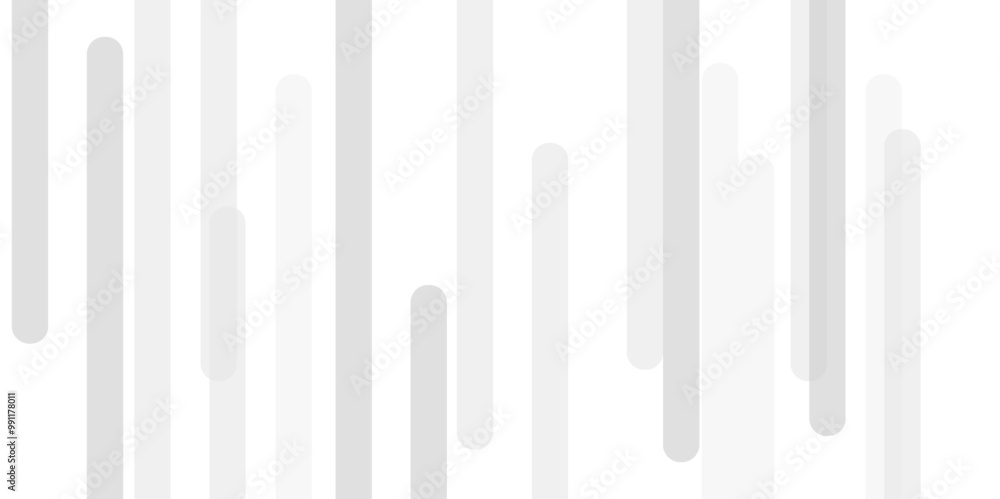 Poster white background with white stripes lines. white transparent material shapes in random geometric pat