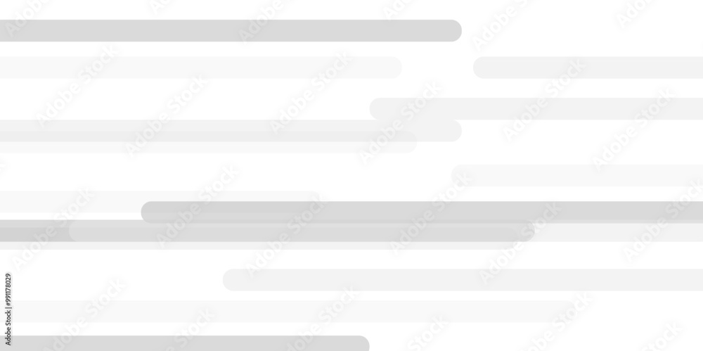 Poster white background with white stripes lines. white transparent material shapes in random geometric pat
