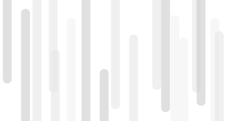 White background with white stripes lines. White transparent material shapes in random geometric pattern.