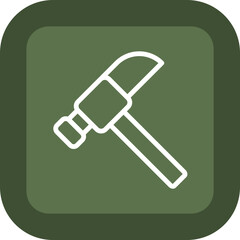 Hammer Vector Icon Design