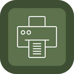 Printer Vector Icon Design