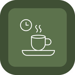 Coffee Break Vector Icon Design