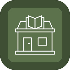 Libaray Vector Icon Design