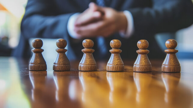 A negotiator skillfully navigating a multi-party negotiation, balancing the interests of all parties involved