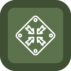 Shrink Vector Icon Design