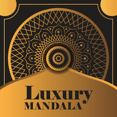luxury mandala design template