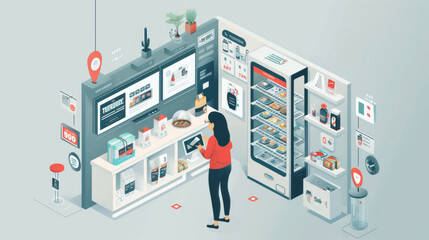 A customer browsing an e-commerce store that adapts in real-time, showing personalized offers and product recommendations based on their interactions.