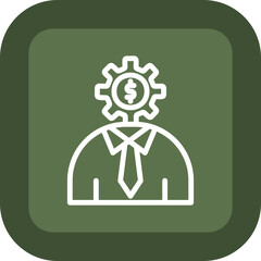 Financial Consultant Icon Design