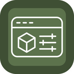 Fototapeta premium Cad Icon Design