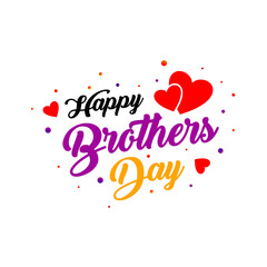 Happy Brothers Day On Transparent Background