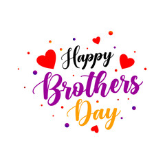 Happy Brothers Day On Transparent Background