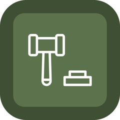 Auction Vector Icon Design