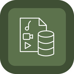 Digital Right Managementtadata Vector Icon Design