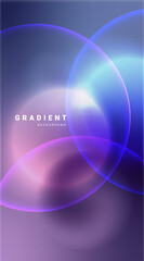 Abstract gradient background with glowing circles	
