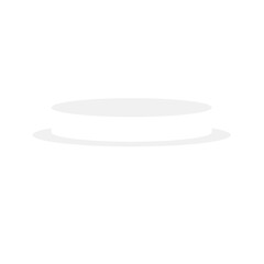 Podium on transparent background